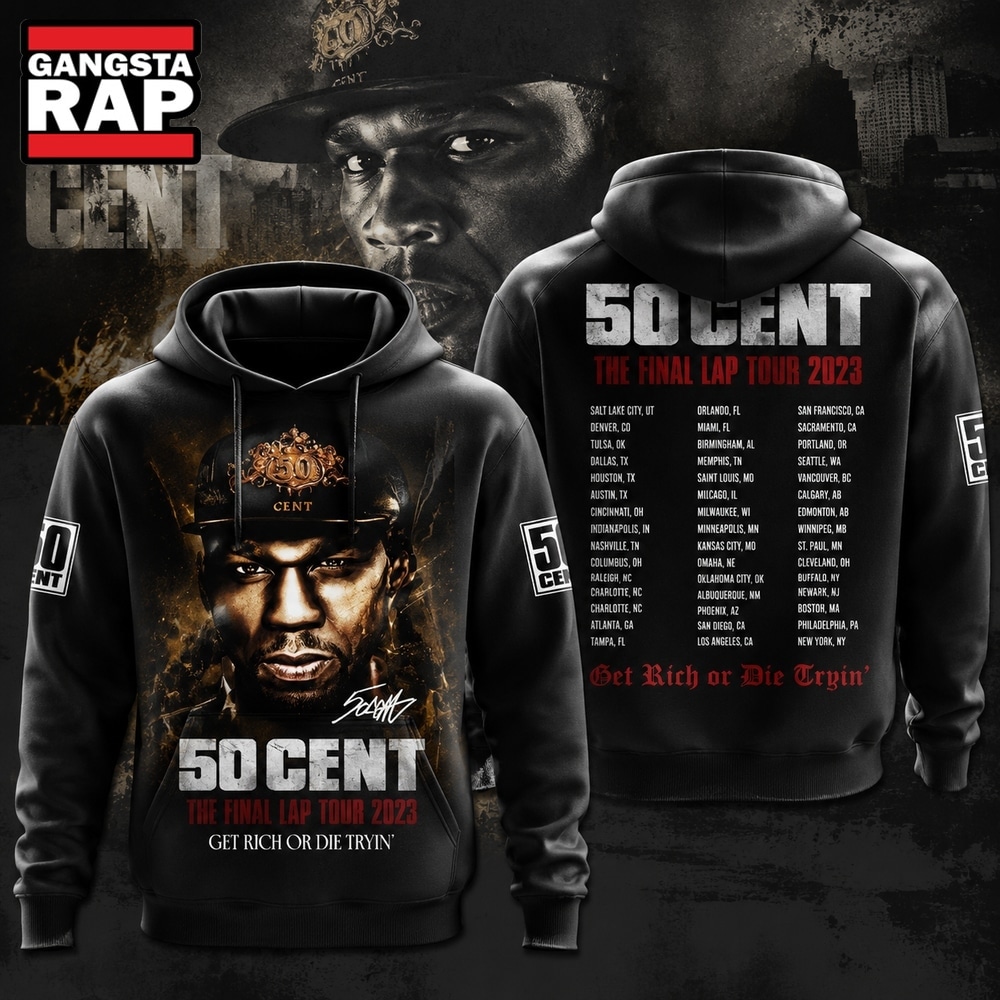 50 Cent The Final Lap Tour 3D Hoodie, Trending 3D Music Shirt 50 Cent The Final Lap Tour 3D Hoodie, Trending 3D Music Shirt