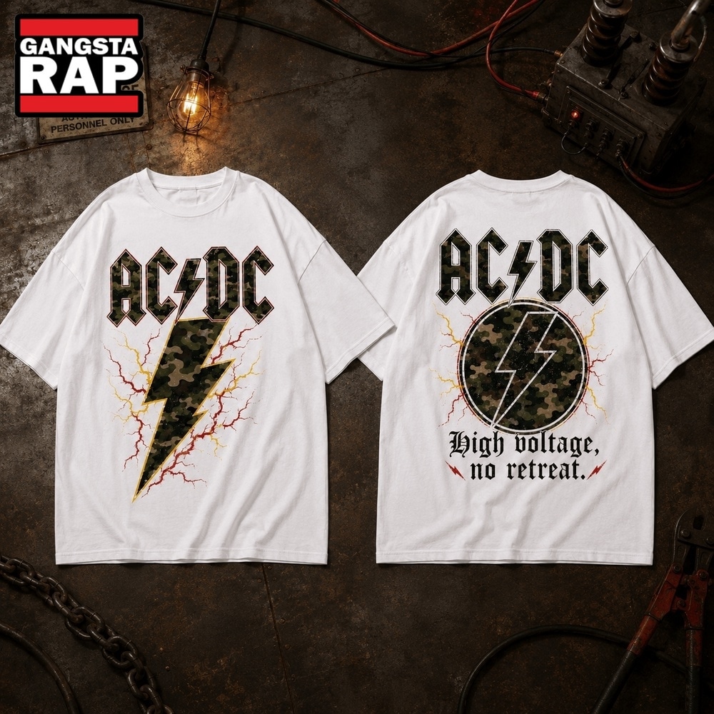 ACDC Camo High Voltage Rock 3D Shirt, Trending 3D Music Shirt ACDC Camo High Voltage Rock 3D Shirt, Trending 3D Music Shirt