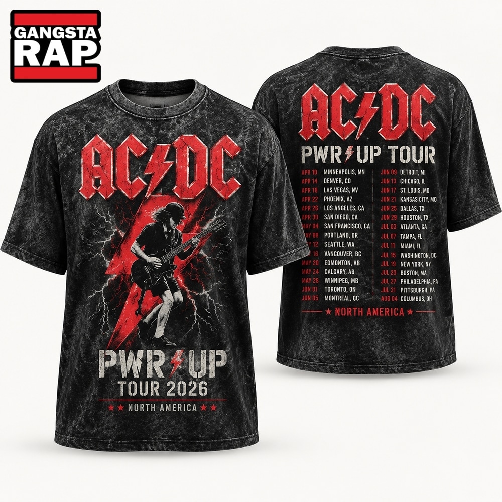 ACDC Electric Red Lightning Power Up Tour 2026 Vintage Concert T Shirt, Trending 3D Music Shirt ACDC Electric Red Lightning Power Up Tour 2026 Vintage Concert T Shirt, Trending 3D Music Shirt