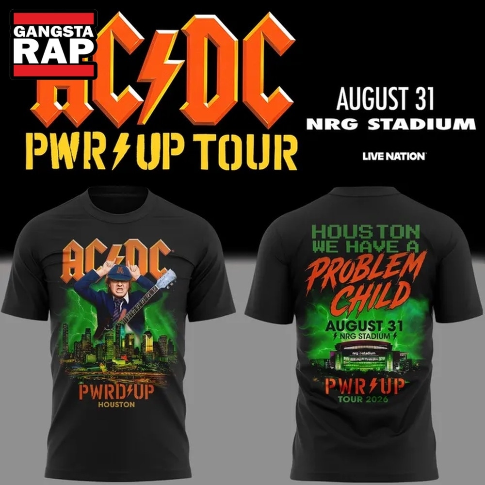 ACDC Exclusive Houston Event Power Up Tour 2026 T Shirt, Trending 3D Music Shirt ACDC Exclusive Houston Event Power Up Tour 2026 T Shirt, Trending 3D Music Shirt