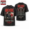 ACDC PWR UP Tour Canada 2026 Rock N Roll Never Dies Vintage T Shirt, Trending 3D Music Shirt Acdc Pwr UP Tour Canada 2026 Rock N Roll Never Dies Vintage T Shirt