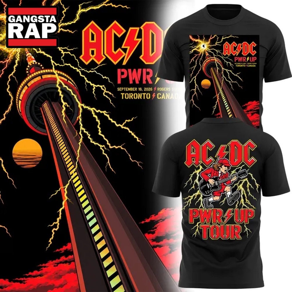 ACDC Rogers Stadium Toronto 2026 PWR UP Tour Exclusive T Shirt, Trending 3D Music Shirt ACDC Rogers Stadium Toronto 2026 PWR UP Tour Exclusive T Shirt, Trending 3D Music Shirt