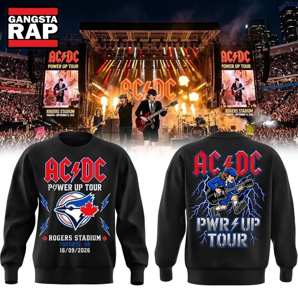 ACDC x Toronto Blue Jays Power Up Tour 2026 Rogers Stadium Toronto Sweatshirt, Trending 3D Music Shirt ACDC x Toronto Blue Jays Power Up Tour 2026 Rogers Stadium Toronto Sweatshirt, Trending 3D Music Shirt