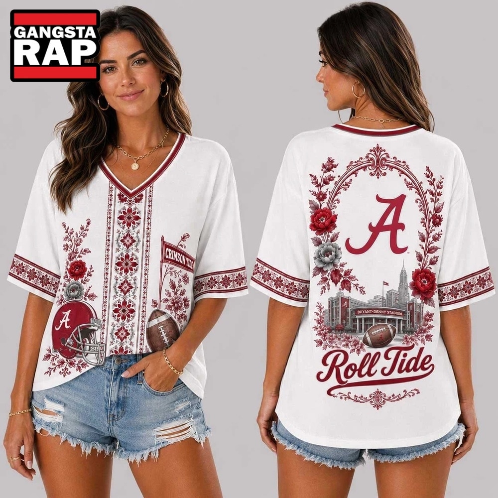 Alabama Crimson Tide NCAA Collegiate Pride Collection V Neck T Shirt, NCAA V Neck T-Shirt Alabama Crimson Tide NCAA Collegiate Pride Collection V Neck T Shirt, NCAA V Neck T-Shirt