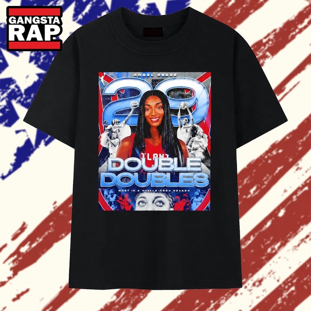 Angel Reese 29th double double most in a single WNBA season T Shirt, Trending 2D Shirt Angel Reese 29th Double Double Most IN A Single Wnba Season T Shirt