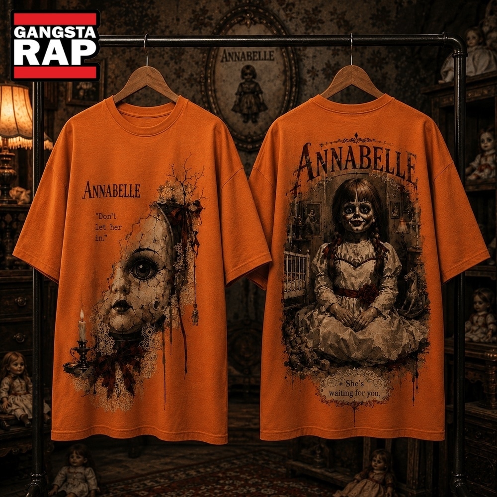 Annabelle Cursed Doll Halloween 3D Shirt, Trending 3D Music Shirt Annabelle Cursed Doll Halloween 3D Shirt, Trending 3D Music Shirt
