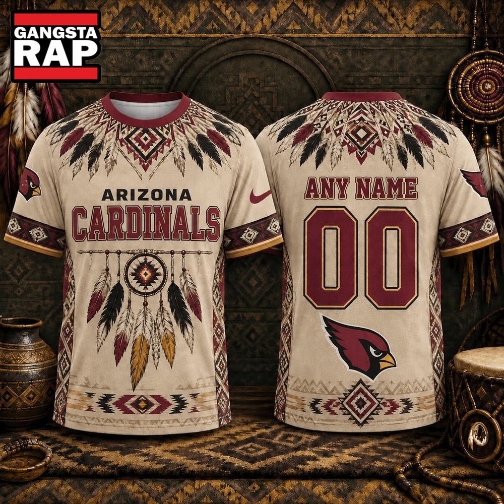 Arizona Cardinals 2026 NFL Native American Heritage 3D Shirt, Football New Design Shirt Arizona Cardinals 2026 Nfl Native American Heritage 3D Shirt