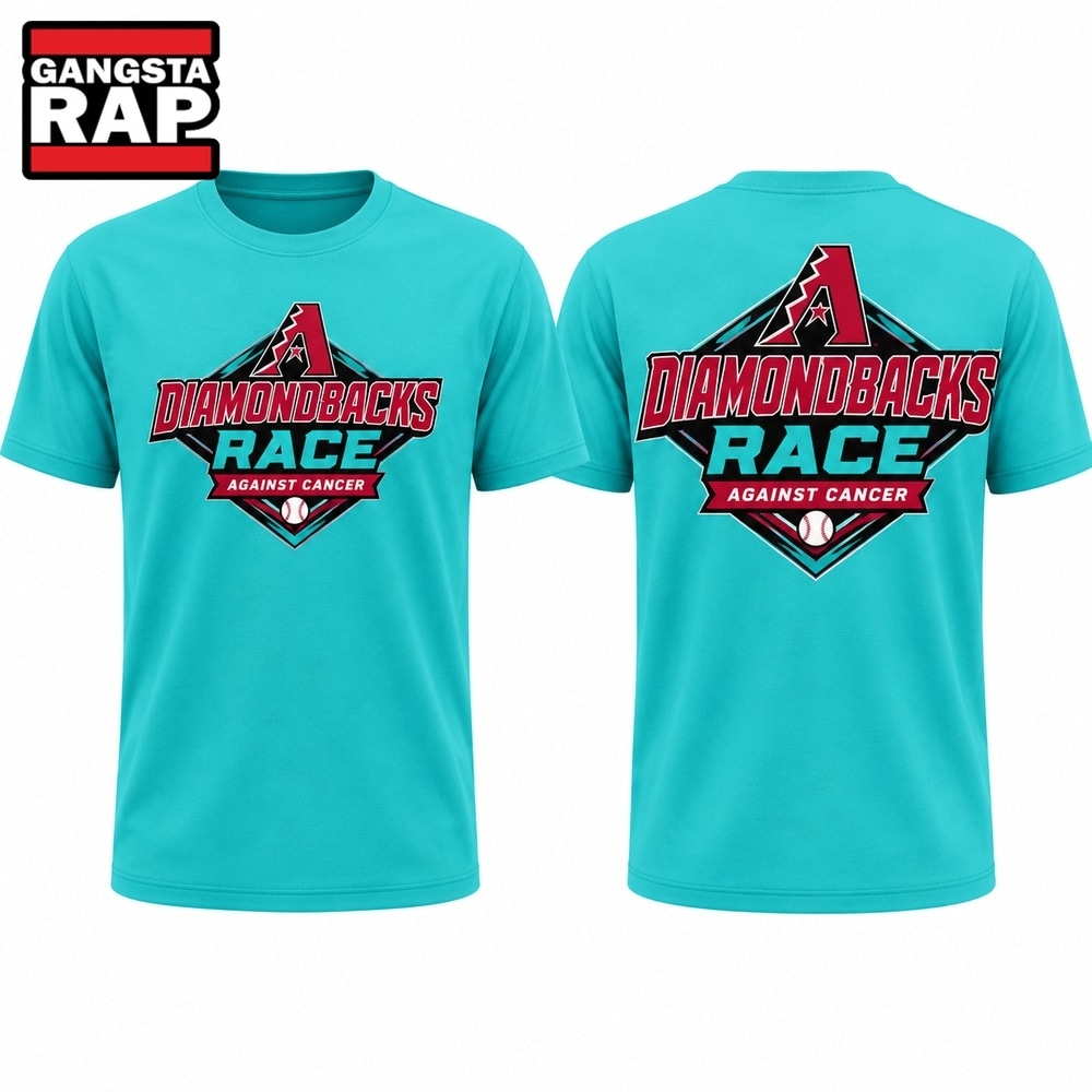 Arizona Diamondbacks Dbacks Race Against Cancer 2026 Graphic T Shirt, Trending Design Shirt Arizona Diamondbacks Dbacks Race Against Cancer 2026 Graphic T Shirt, Trending Design Shirt