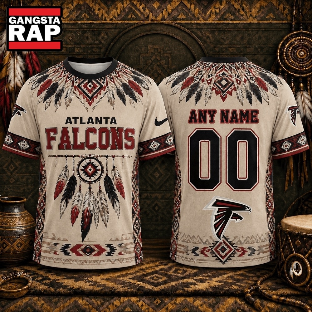 Atlanta Falcons 2026 NFL Native American Heritage 3D Shirt, Football New Design Shirt Atlanta Falcons 2026 Nfl Native American Heritage 3D Shirt
