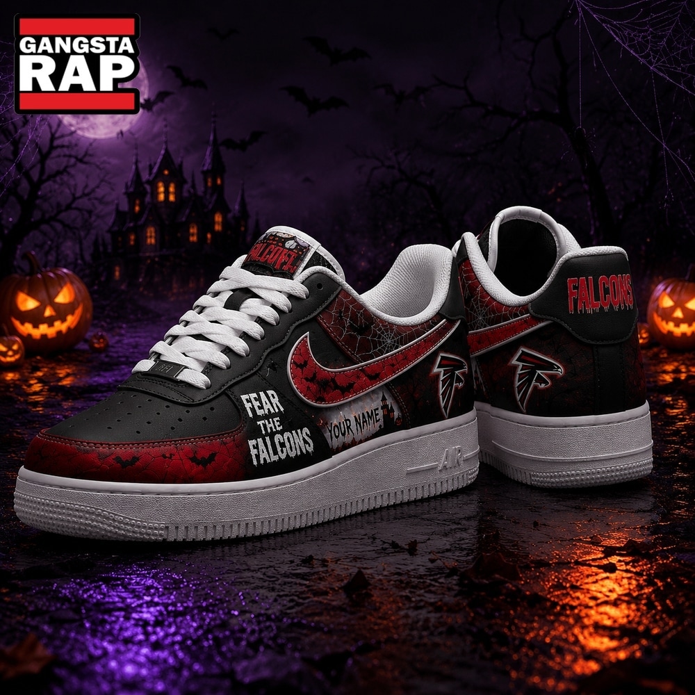 Atlanta Falcons NFL Fear The Team Halloween Air Force 1 Shoes Sneakers, NFL Air Force 1 Shoes Atlanta Falcons NFL Fear The Team Halloween Air Force 1 Shoes Sneakers, NFL Air Force 1 Shoes