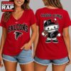 Atlanta Falcons NFL Hello Kitty Football V Neck T Shirt, NFL V Neck T-Shirt 3 Atlanta Falcons NFL Hello Kitty Football V Neck T Shirt, NFL V Neck T-Shirt Atlanta Falcons Nfl Hello Kitty Football V Neck T Shirt