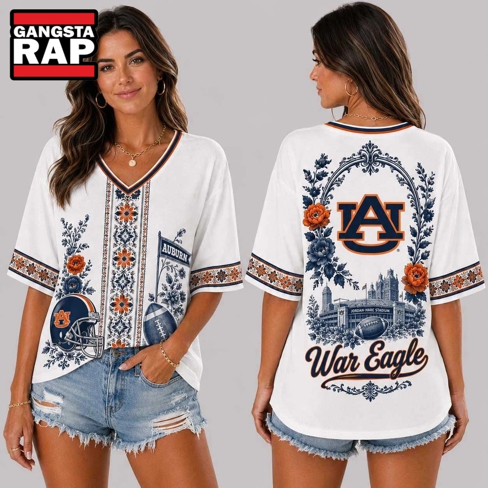 Auburn Tigers NCAA Collegiate Pride Collection V Neck T Shirt, NCAA V Neck T-Shirt Auburn Tigers NCAA Collegiate Pride Collection V Neck T Shirt, NCAA V Neck T-Shirt