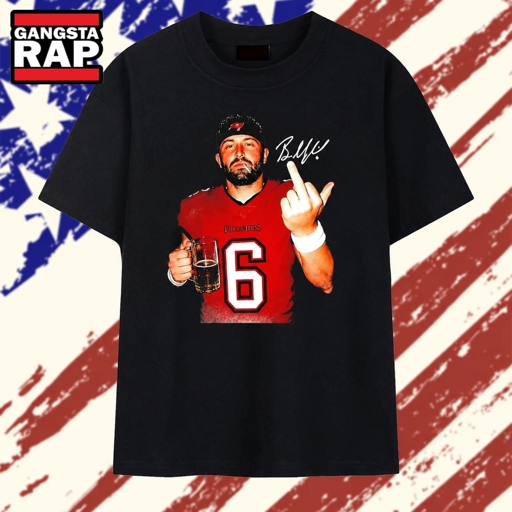 Baker Mayfield Tampa Bay Buccaneers 6 Signature T Shirt, Trending 2D Shirt Baker Mayfield Tampa Bay Buccaneers 6 Signature T Shirt