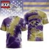 Baltimore Ravens NFL Sunday Legends Tie Dye 3D Shirt, Football New Design Shirt Baltimore Ravens Nfl Sunday Legends Tie Dye 3D Shirt