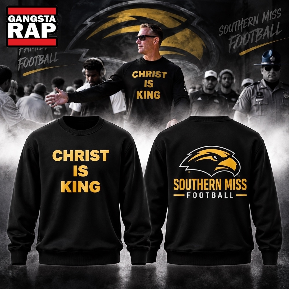 Blake Anderson Christ Is King Southern Miss Football Sweatshirt, Trending 3D Music Shirt Blake Anderson Christ Is King Southern Miss Football Sweatshirt, Trending 3D Music Shirt