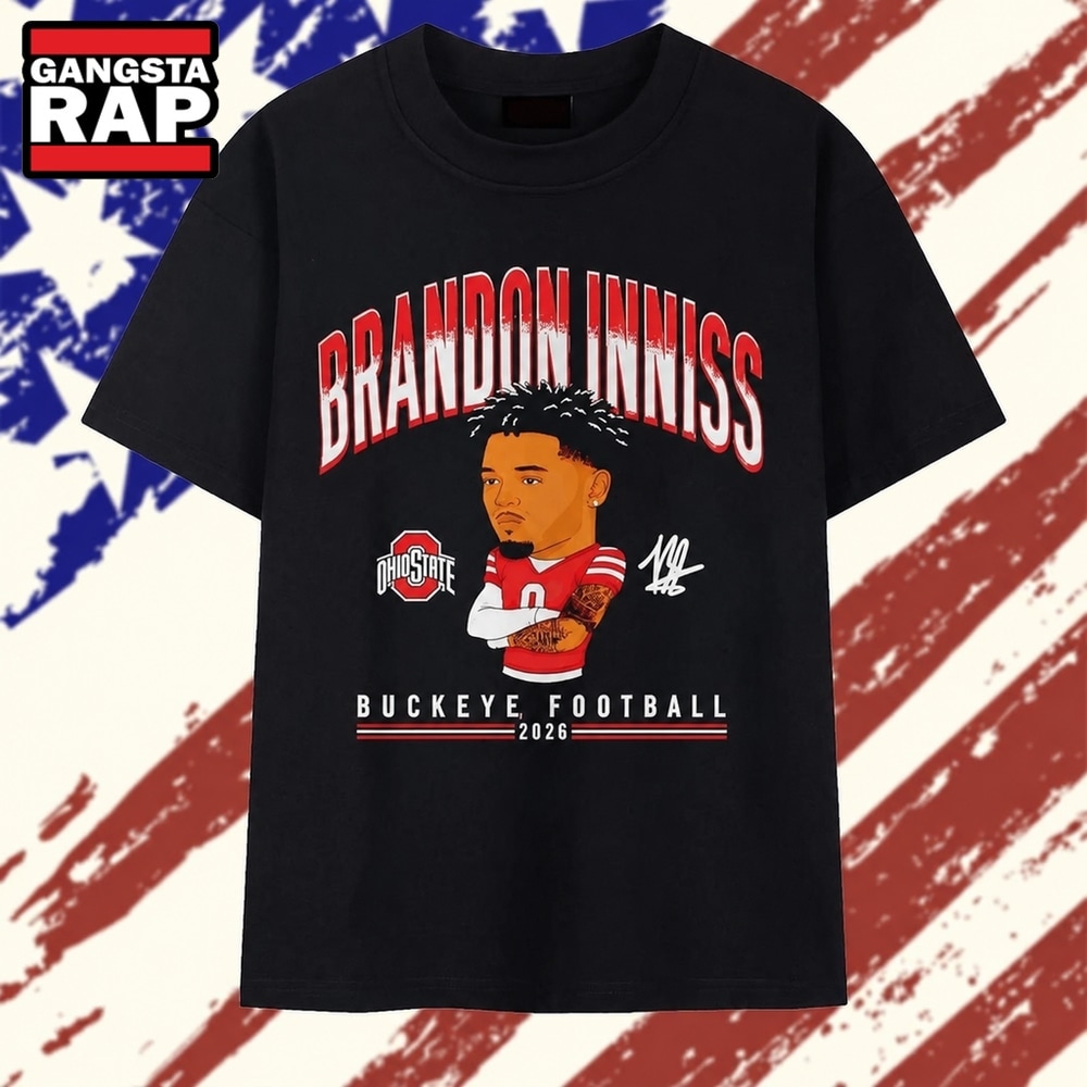 Brandon Inniss Ohio State Black Exclusive T Shirt, Trending 2D Shirt Brandon Inniss Ohio State Black Exclusive T Shirt