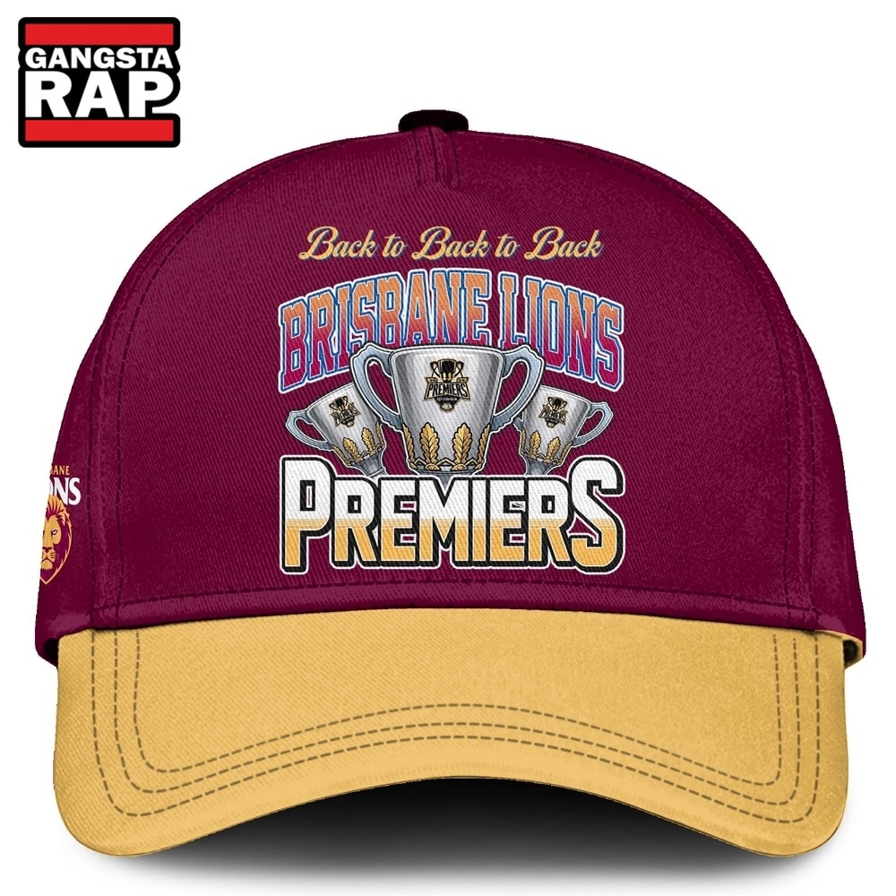 Brisbane Lions 2026 AFL Premiers Three Peat Limited Edition Cap, Trending Baseball Cap Brisbane Lions 2026 AFL Premiers Three Peat Limited Edition Cap, Trending Baseball Cap