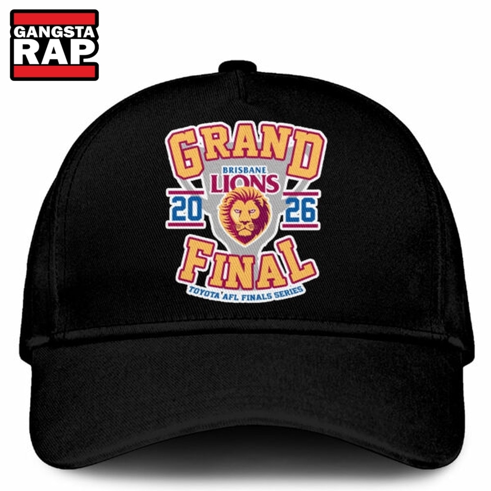 Brisbane Lions 2026 Grand Final Black Cap, Trending Baseball Cap Brisbane Lions 2026 Grand Final Black Cap, Trending Baseball Cap