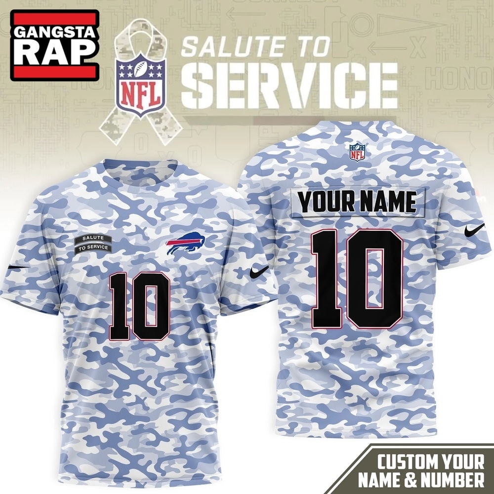 Buffalo Bills 2026 NFL Salute to Service Camo New Design 3D Shirt, Football New Design Shirt Buffalo Bills 2026 Nfl Salute TO Service Camo New Design 3D Shirt