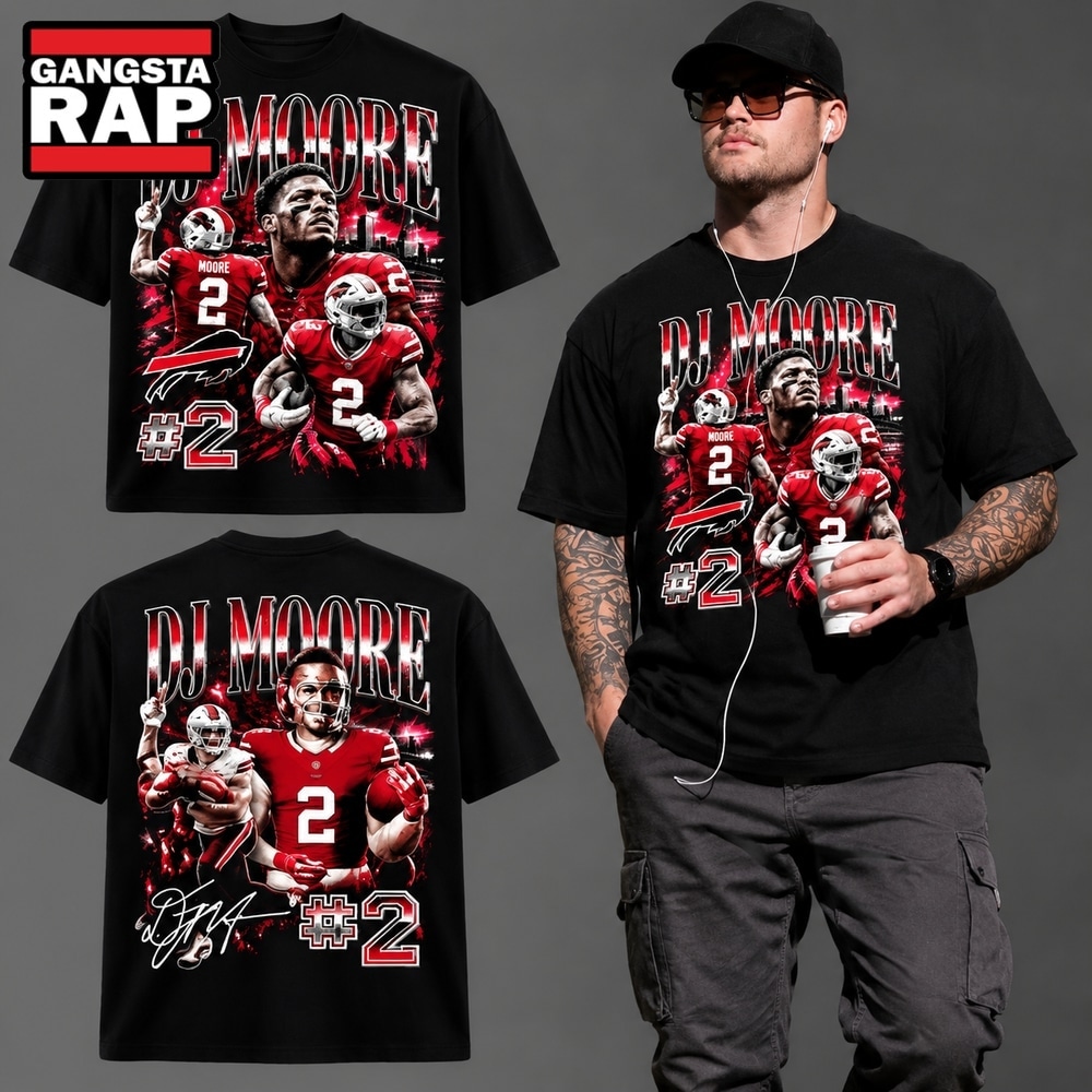 Buffalo Bills Denniston Oliver DJ Moore 2026 Graphic T Shirt, Trending Design Shirt Buffalo Bills Denniston Oliver DJ Moore 2026 Graphic T Shirt