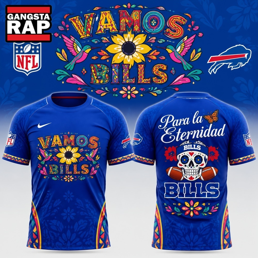 Buffalo Bills Latino Hispanic Heritage Para La Eternidad T Shirt, Trending Design Shirt Buffalo Bills Latino Hispanic Heritage Para LA Eternidad T Shirt