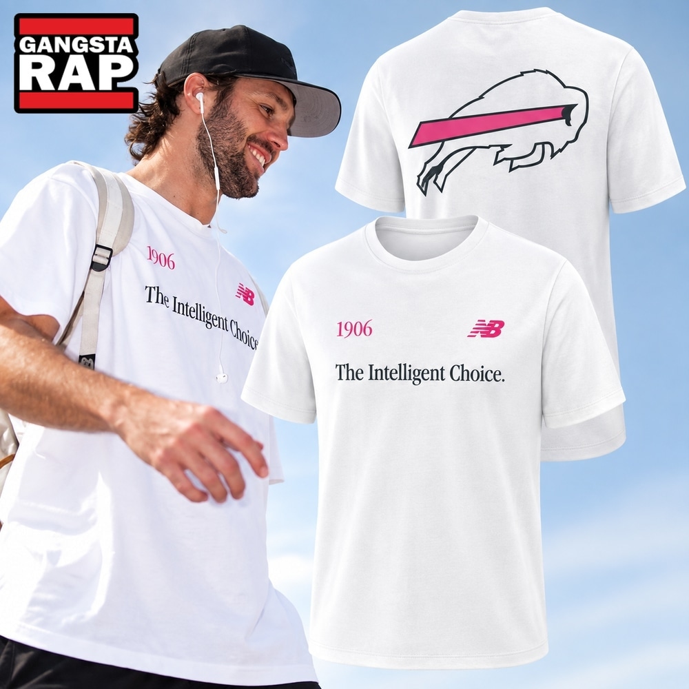 Buffalo Bills New Balance The Intelligent Choice Graphic T Shirt, Trending Design Shirt Buffalo Bills New Balance The Intelligent Choice Graphic T Shirt