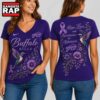 Buffalo Bills NFL Alzheimer’s Awareness Month V neck T Shirt, NFL V Neck T-Shirt Buffalo Bills Nfl Alzheimer S Awareness Month V Neck T Shirt