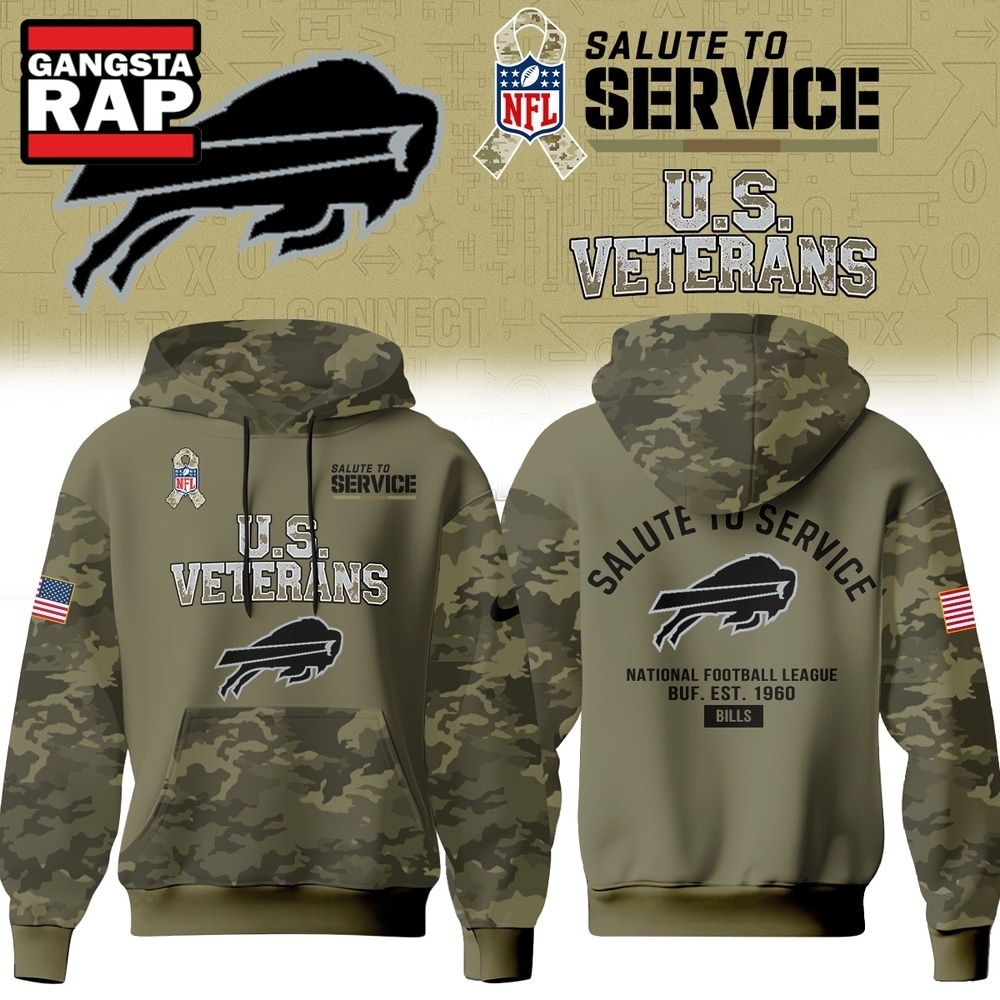 Buffalo Bills NFL US Veterans Salute To Service 2026 Hoodie Shirt, Football New Design Shirt Buffalo Bills Nfl US Veterans Salute TO Service 2026 Hoodie Shirt