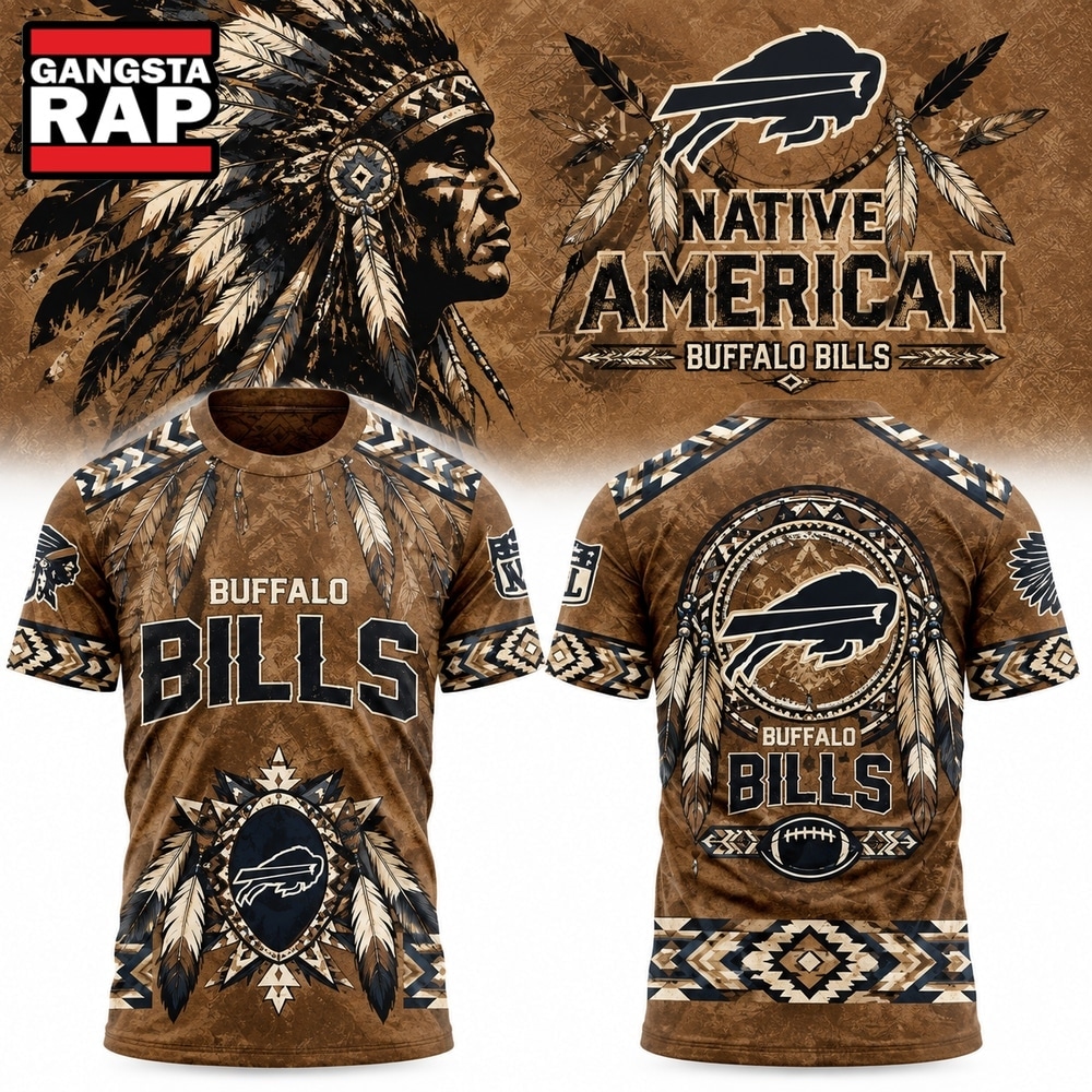 Buffalo Bills x Native American Heritage T Shirt, Trending Design Shirt Buffalo Bills x Native American Heritage T Shirt, Trending Design Shirt