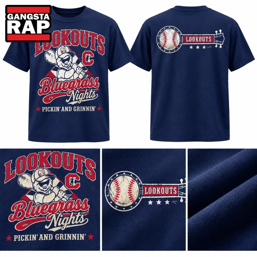 Chattanooga Lookouts x Bluegrass Night Pickin’ & Grinnin 2026 T Shirt, Trending Design Shirt Chattanooga Lookouts x Bluegrass Night Pickin’ & Grinnin 2026 T Shirt, Trending Design Shirt