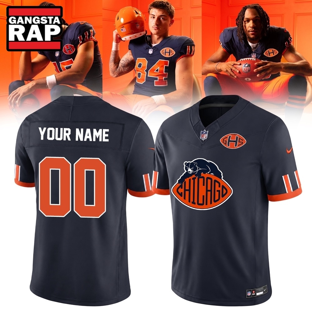 Chicago Bears NFL Rivalries 2026 Custom Name And Number Football Jersey, Trending Football Jersey Chicago Bears Nfl Rivalries 2026 Custom Name And Number Football Jersey