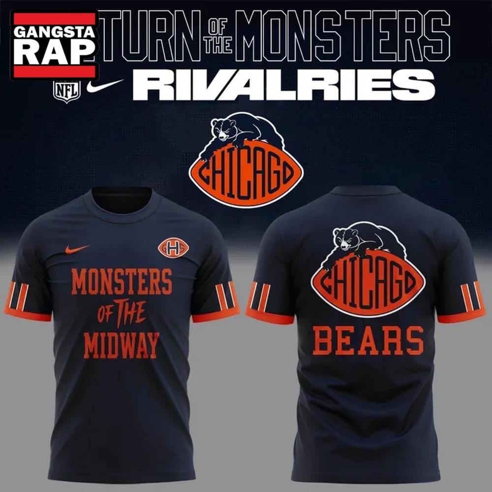 Chicago Bears NFL Rivalries Return Of The Monsters 2026 T Shirt, Trending Design Shirt