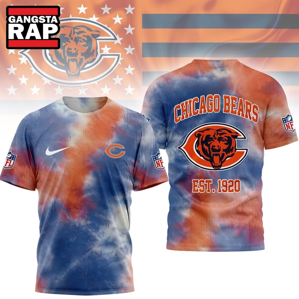 Chicago Bears NFL Sunday Legends Tie Dye 3D Shirt, Football New Design Shirt Chicago Bears NFL Sunday Legends Tie Dye 3D Shirt, Football New Design Shirt