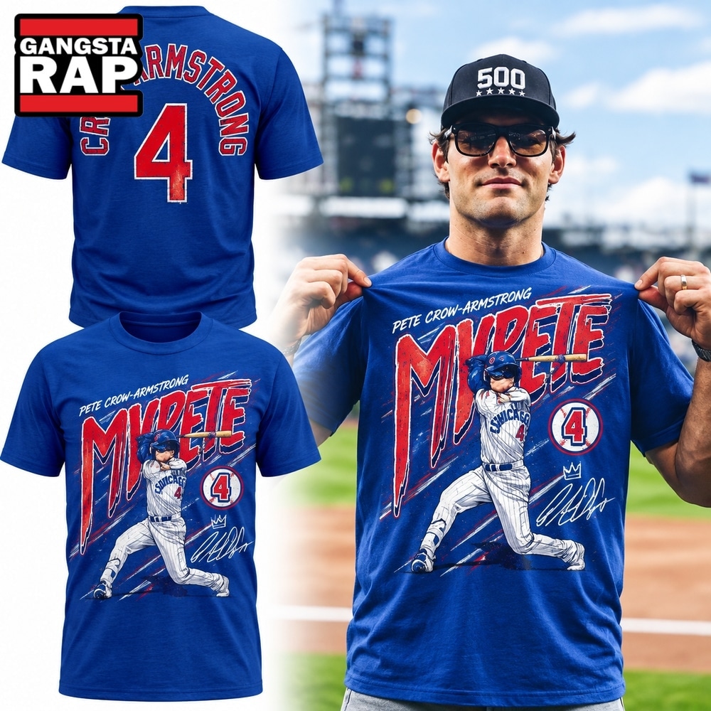 Chicago Cubs Crow Armstrong MVPETE 2026 Graphic T Shirt, Trending Design Shirt Chicago Cubs Crow Armstrong Mvpete 2026 Graphic T Shirt