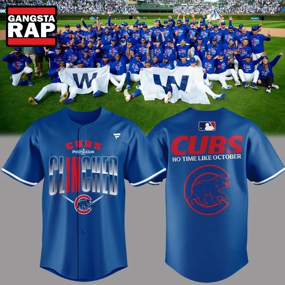 Chicago Cubs No Time Like October 2026 MLB Postseason Baseball Jersey, Trending Baseball Jersey Chicago Cubs No Time Like October 2026 MLB Postseason Baseball Jersey, Trending Baseball Jersey
