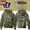 Cincinnati Bengals NFL US Veterans Salute To Service 2026 Hoodie Shirt, Football New Design Shirt Cincinnati Bengals Nfl US Veterans Salute TO Service 2026 Hoodie Shirt