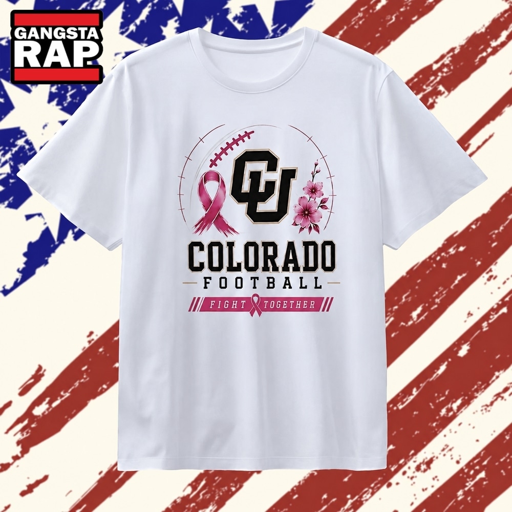 Colorado Buffaloes football Fight Together Breast Cancer Awareness T Shirt, Trending 2D Shirt Colorado Buffaloes football Fight Together Breast Cancer Awareness T Shirt, Trending 2D Shirt