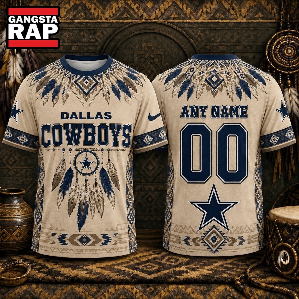 Dallas Cowboys 2026 NFL Native American Heritage 3D Shirt, Football New Design Shirt Dallas Cowboys 2026 Nfl Native American Heritage 3D Shirt