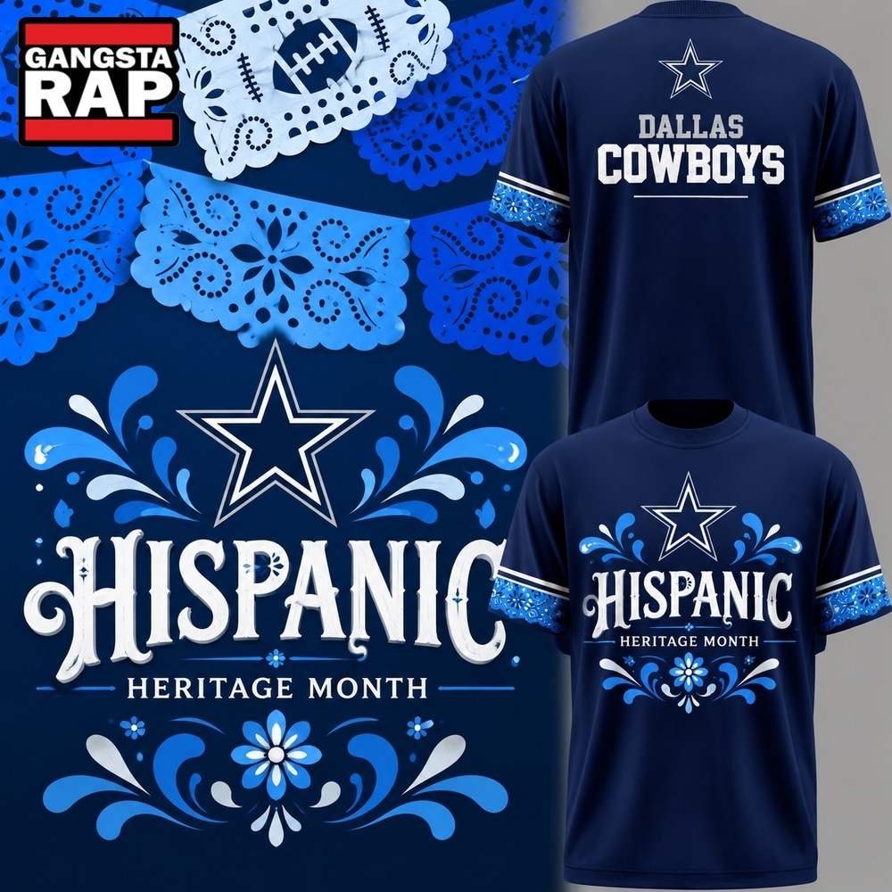 Dallas Cowboys Hispanic Heritage Month 2026 T Shirt, Trending Design Shirt Dallas Cowboys Hispanic Heritage Month 2026 T Shirt