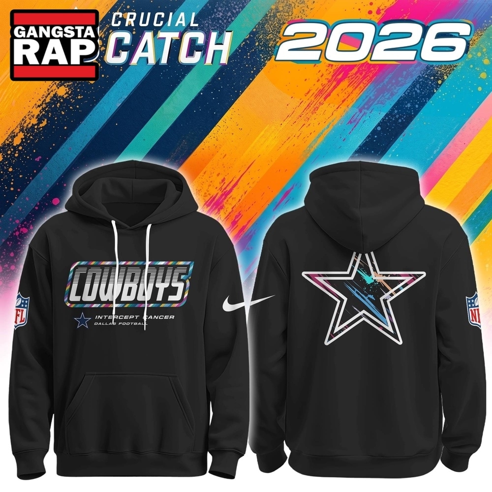 Dallas Cowboys NFL 2026 Crucial Catch Limited Edition Black Hoodie, Trending Design Shirt Dallas Cowboys NFL 2026 Crucial Catch Limited Edition Black Hoodie, Trending Design Shirt