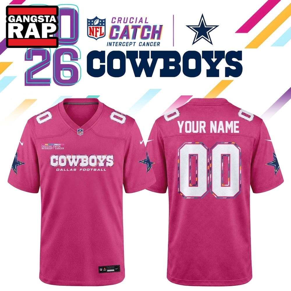 Dallas Cowboys NFL Crucial Catch 2026 Pink Limited Edition Football Jersey, Trending Football Jersey Dallas Cowboys NFL Crucial Catch 2026 Pink Limited Edition Football Jersey, Trending Football Jersey