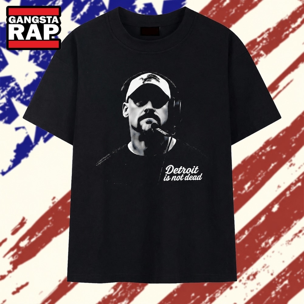 Dan Campbell Detroit Lions Detroit Is Not Dead T Shirt, Trending 2D Shirt Dan Campbell Detroit Lions Detroit IS Not Dead T Shirt