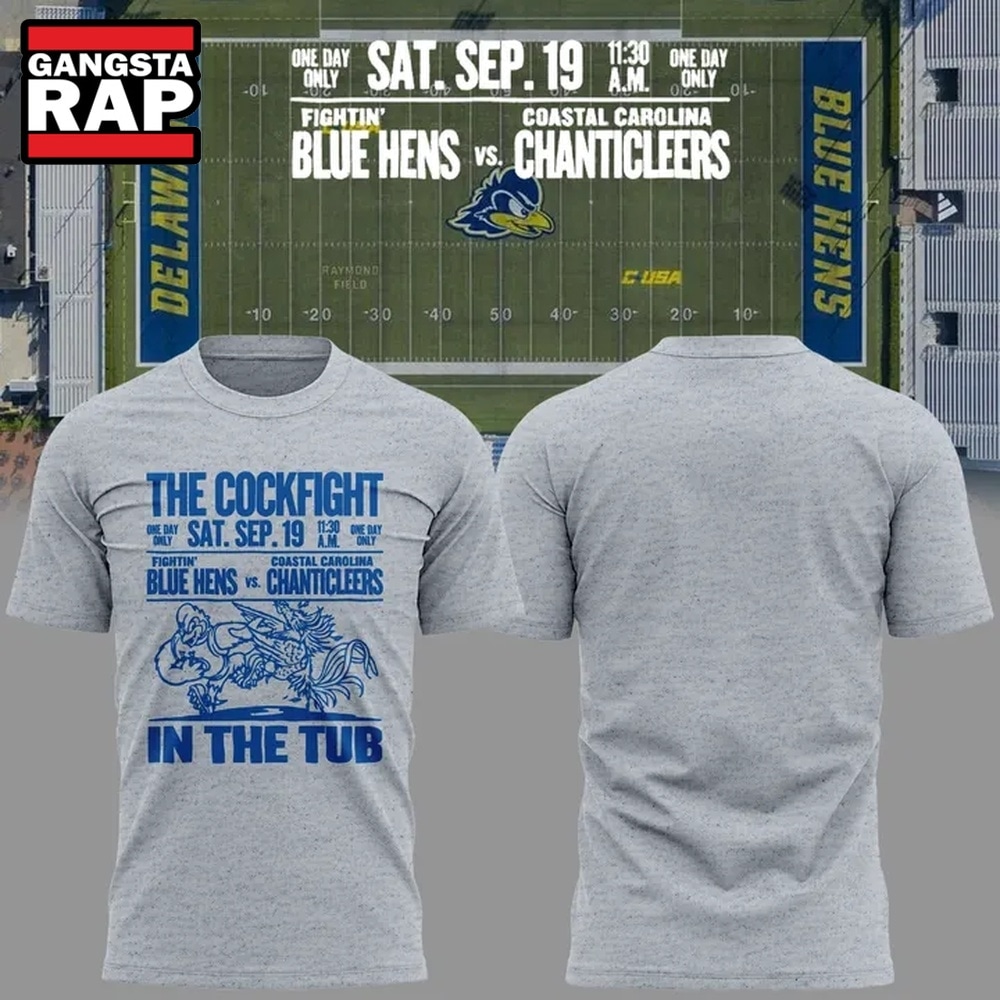 Delaware Fightin' Blue Hens Football The Cockfight 2026 Limited Edition 3D Shirt, Trending Design Shirt Delaware Fightin Blue Hens Football The Cockfight 2026 Limited Edition 3D Shirt