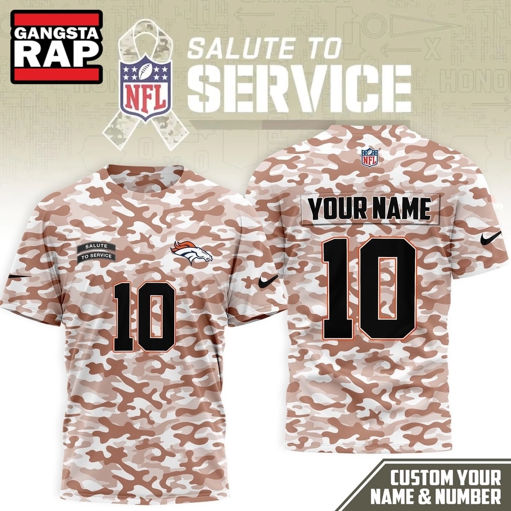 Denver Broncos 2026 NFL Salute to Service Camo New Design 3D Shirt, Football New Design Shirt Denver Broncos 2026 Nfl Salute TO Service Camo New Design 3D Shirt