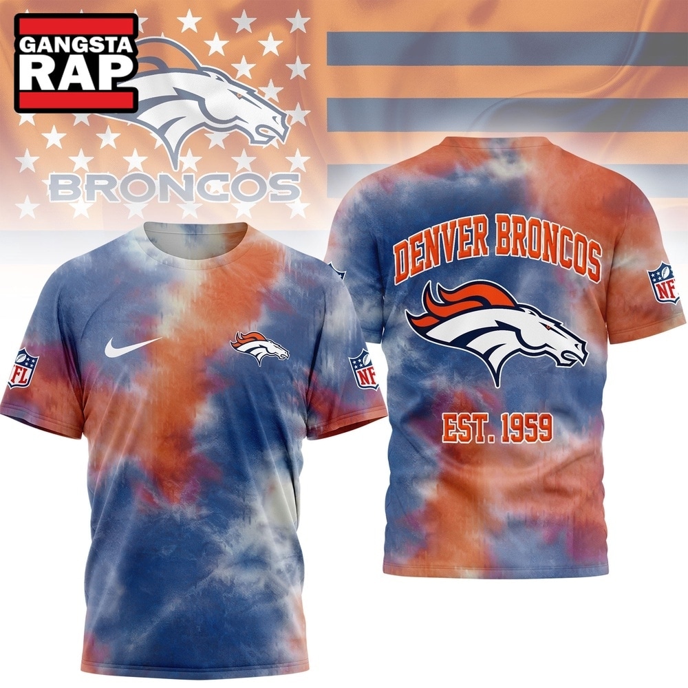 Denver Broncos NFL Sunday Legends Tie Dye 3D Shirt, Football New Design Shirt Denver Broncos NFL Sunday Legends Tie Dye 3D Shirt, Football New Design Shirt