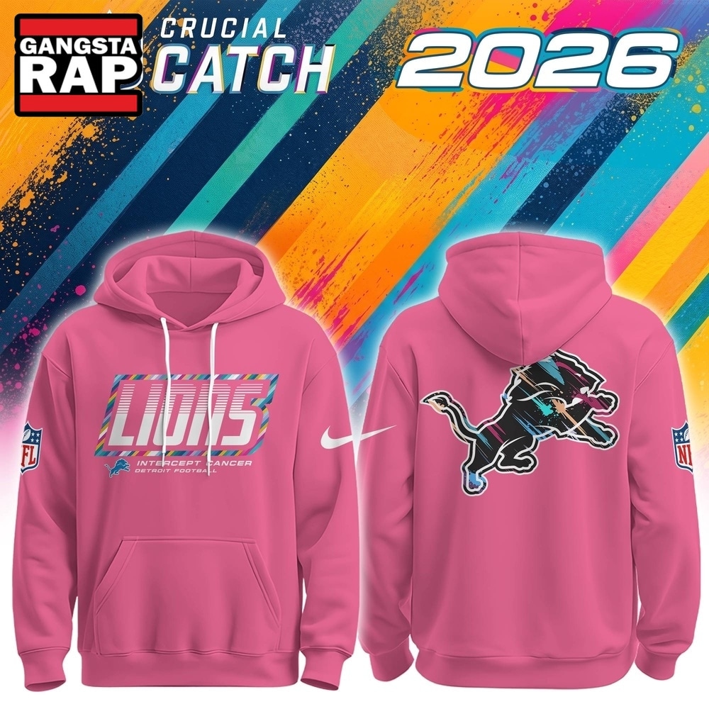 Detroit Lions NFL 2026 Crucial Catch Limited Edition Pink Hoodie Shirt, Trending Design Shirt Detroit Lions NFL 2026 Crucial Catch Limited Edition Pink Hoodie Shirt, Trending Design Shirt