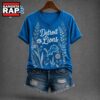 Detroit Lions NFL Floral Garden V Neck T Shirt, NFL V Neck T-Shirt Detroit Lions Nfl Floral Garden V Neck T Shirt