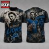 Detroit Lions NFL Michael Myers Sunday Nightmares Horror Halloween 3D T Shirt, Football New Design Shirt 3 Detroit Lions NFL Michael Myers Sunday Nightmares Horror Halloween 3D T Shirt, Football New Design Shirt Detroit Lions Nfl Michael Myers Sunday Nightmares Horror Halloween 3D T Shirt