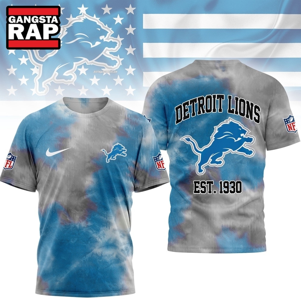 Detroit Lions NFL Sunday Legends Tie Dye 3D Shirt, Football New Design Shirt Detroit Lions NFL Sunday Legends Tie Dye 3D Shirt, Football New Design Shirt