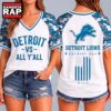 Detroit Lions NFL vs All Y' All United We Stand V Neck T Shirt, NFL V Neck T-Shirt Detroit Lions Nfl VS All Y All United WE Stand V Neck T Shirt